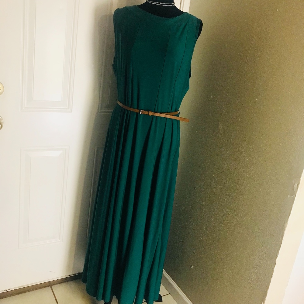Maxi  green dress